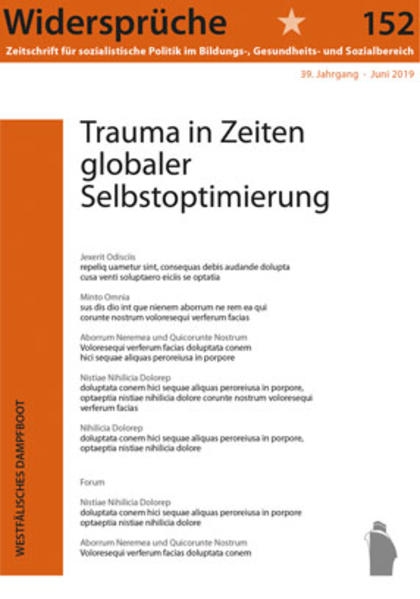 Coverabbildung Trauma in Zeiten globaler Selbstoptimierung