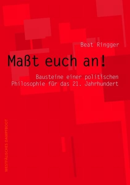 Coverabbildung Maßt euch an!