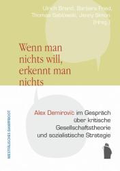 Coverabbildung &quot;Wenn man nichts will, erkennt man nichts.&quot;