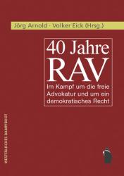 Coverabbildung 40 Jahre RAV