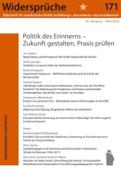 Coverabbildung Politik des Erinnerns
