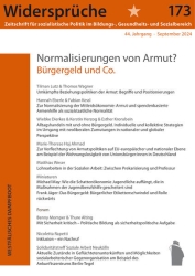 Coverabbildung Normalisierungen von Armut?