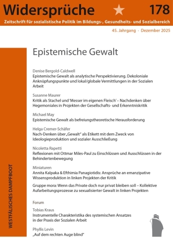 Coverabbildung Epistemische Gewalt
