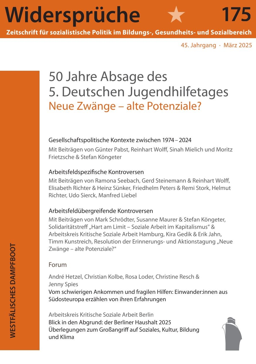 Coverabbildung 50 Jahre Absage des 5. Deutschen Jugendhilfetages